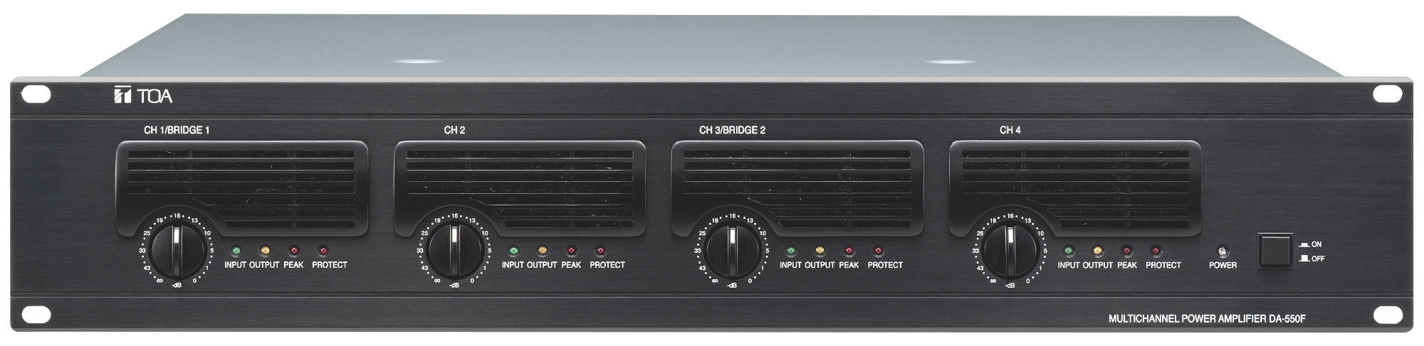 DA-550F | Multi-Channel Power Amplifier | Products | TOA (Hong Kong